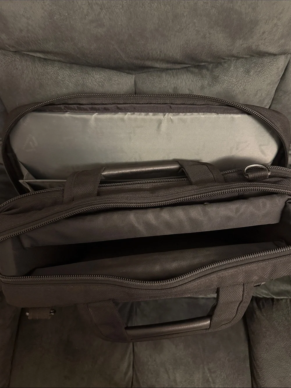 Classic Black Men's Briefcase Laptop Bag